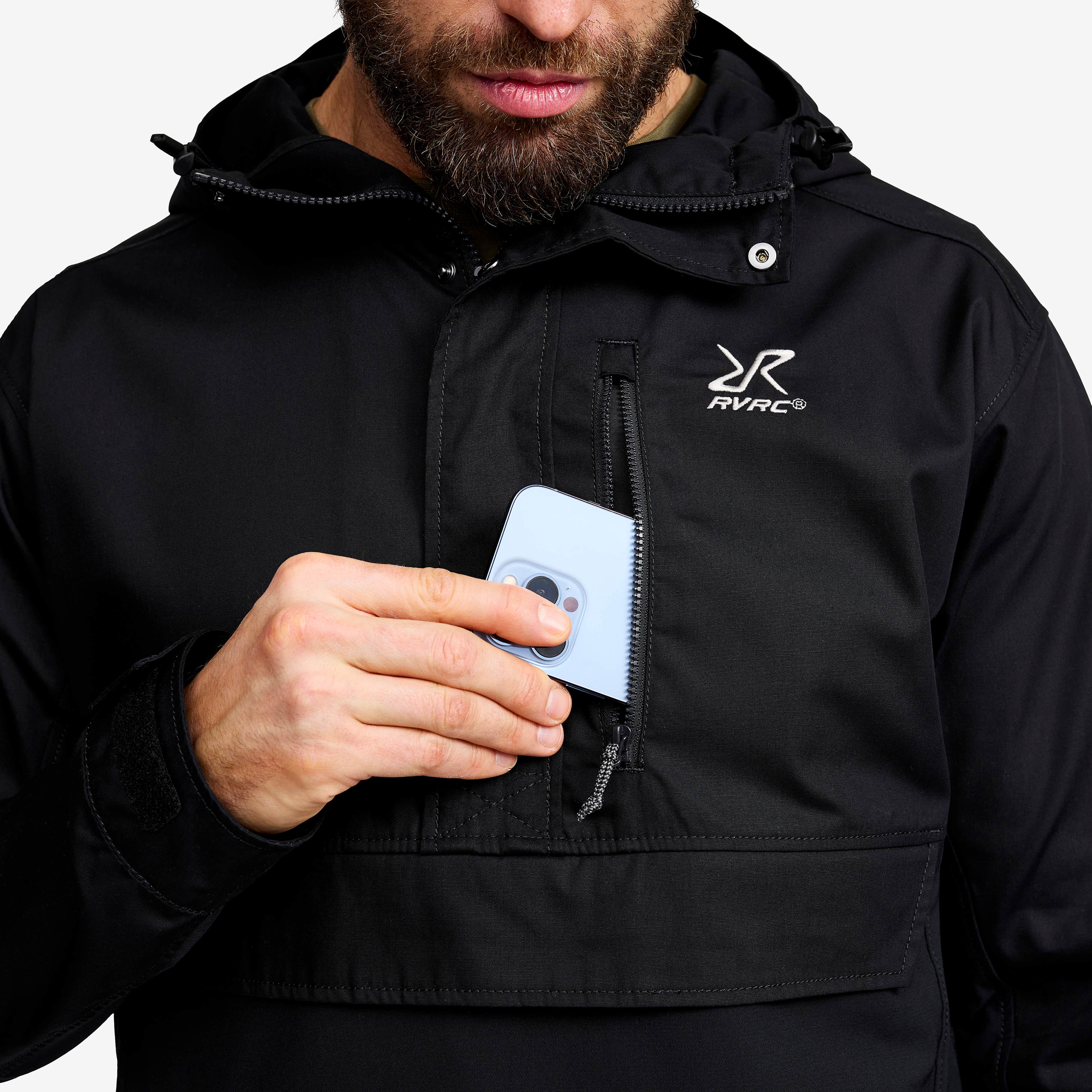 Rambler Lightweight Anorak Herre Black
