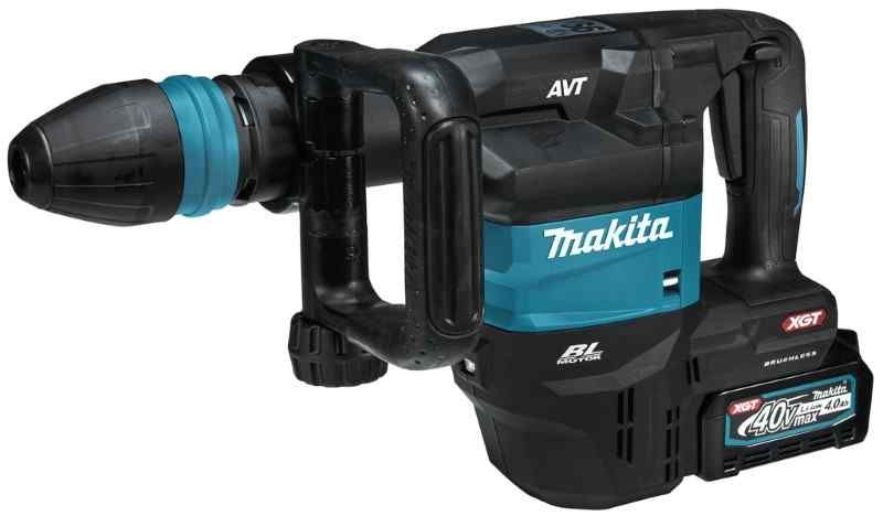 Makita HM001GM205 40V Max Breekhamer set (2x4.0Ah) in koffer met AWS zender