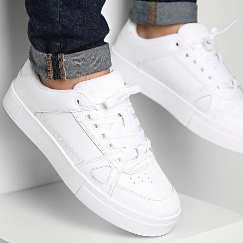 Baskets Vulcanized Foxing Flag 1313 White