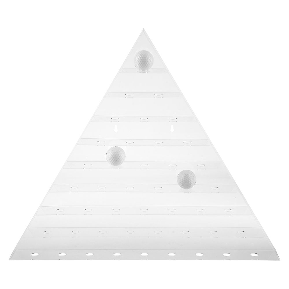 Pyramide Utstillingsdisplay For 45 Golfballer