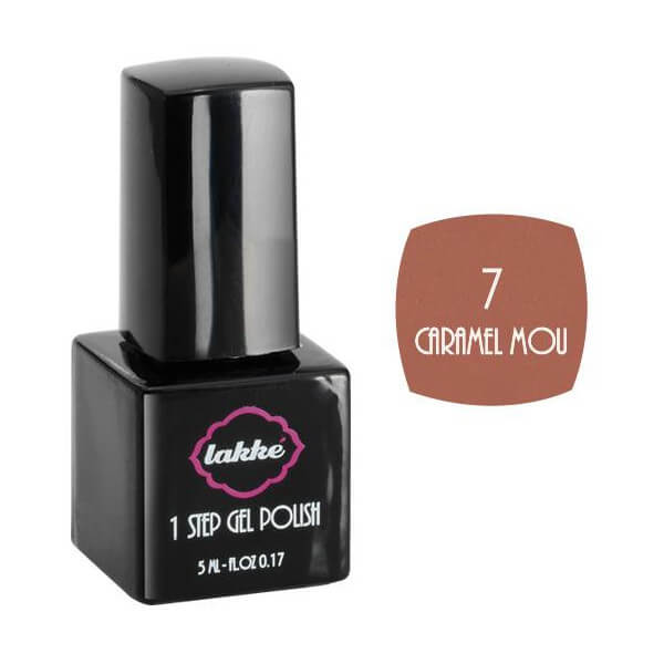 Vernis color 1-step n°7 Caramel mou Lakkè 5ML