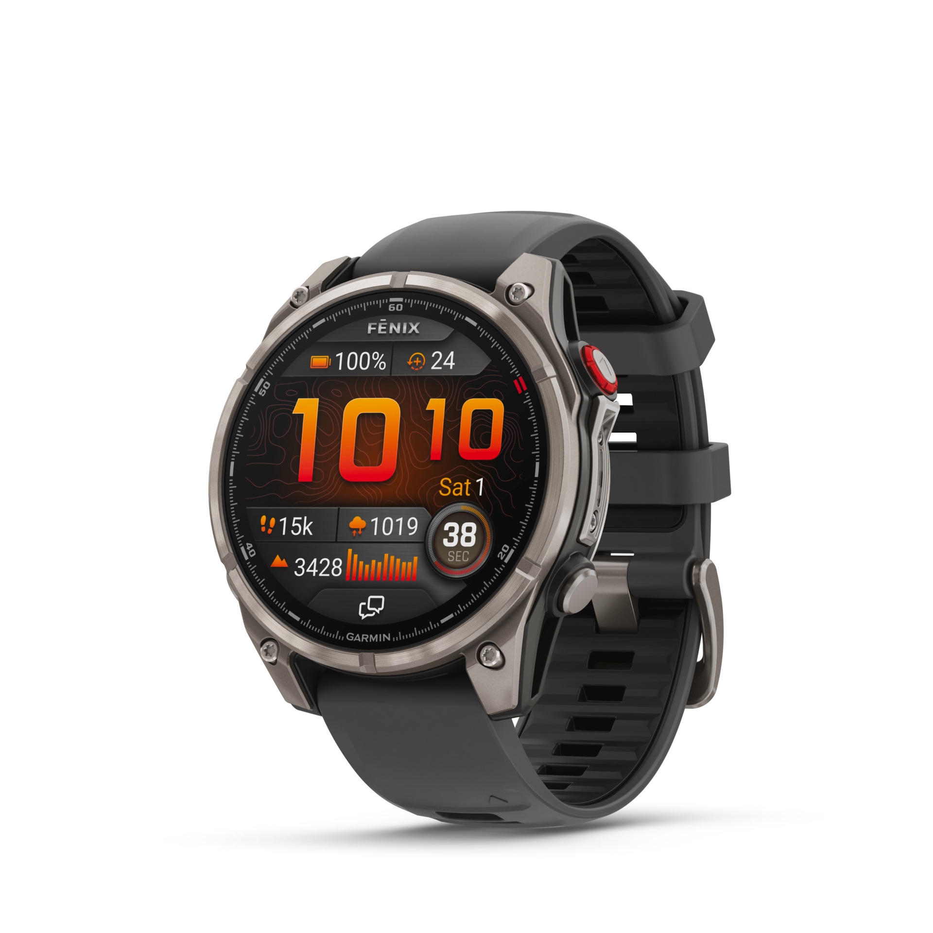 Garmin Smartwatch »FENIX 8 Pro - 47 mm smarte Premium Multisport GPS-Uhr« (3,556 cm / 1,4 ″)