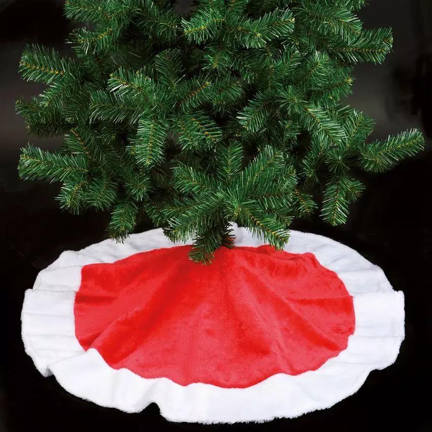 Tapis de sapin rond (D90 cm) Peluche de Noël
