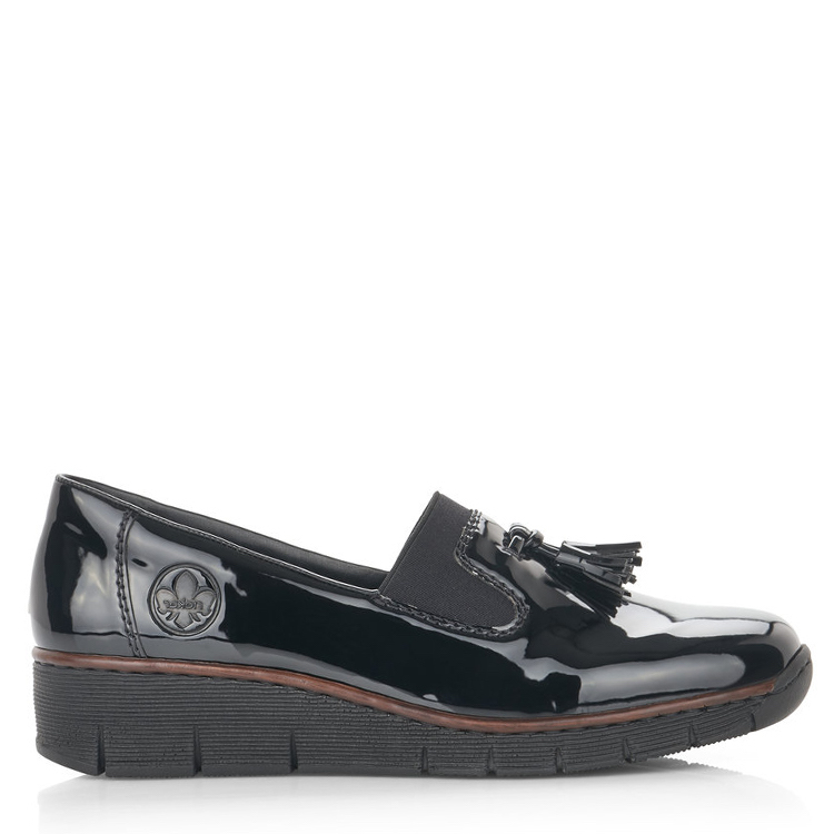 Rieker 53751-00 | NOIR VERNI
