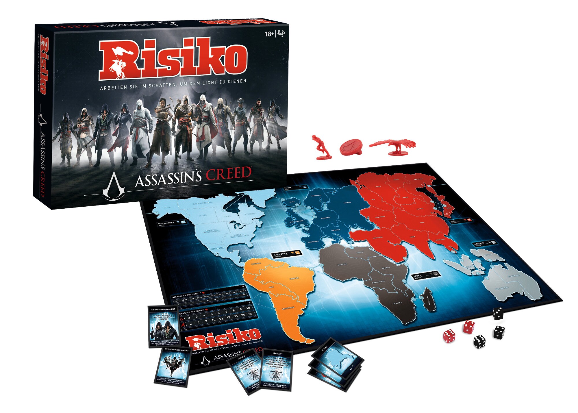 Risiko Assassin's Creed deutsch Gesellschaftsspiel Brettspiel Strategiespiel