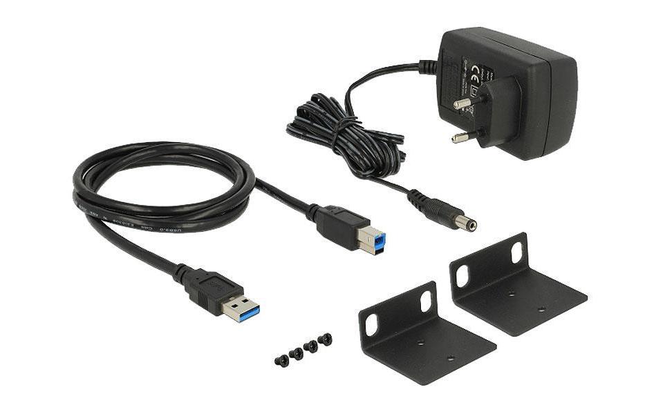 USB-Hub 64039 USB 3.0 - 13x Type-A<br>Rackmontage-fähiger 13-Port-Industrie-Hub