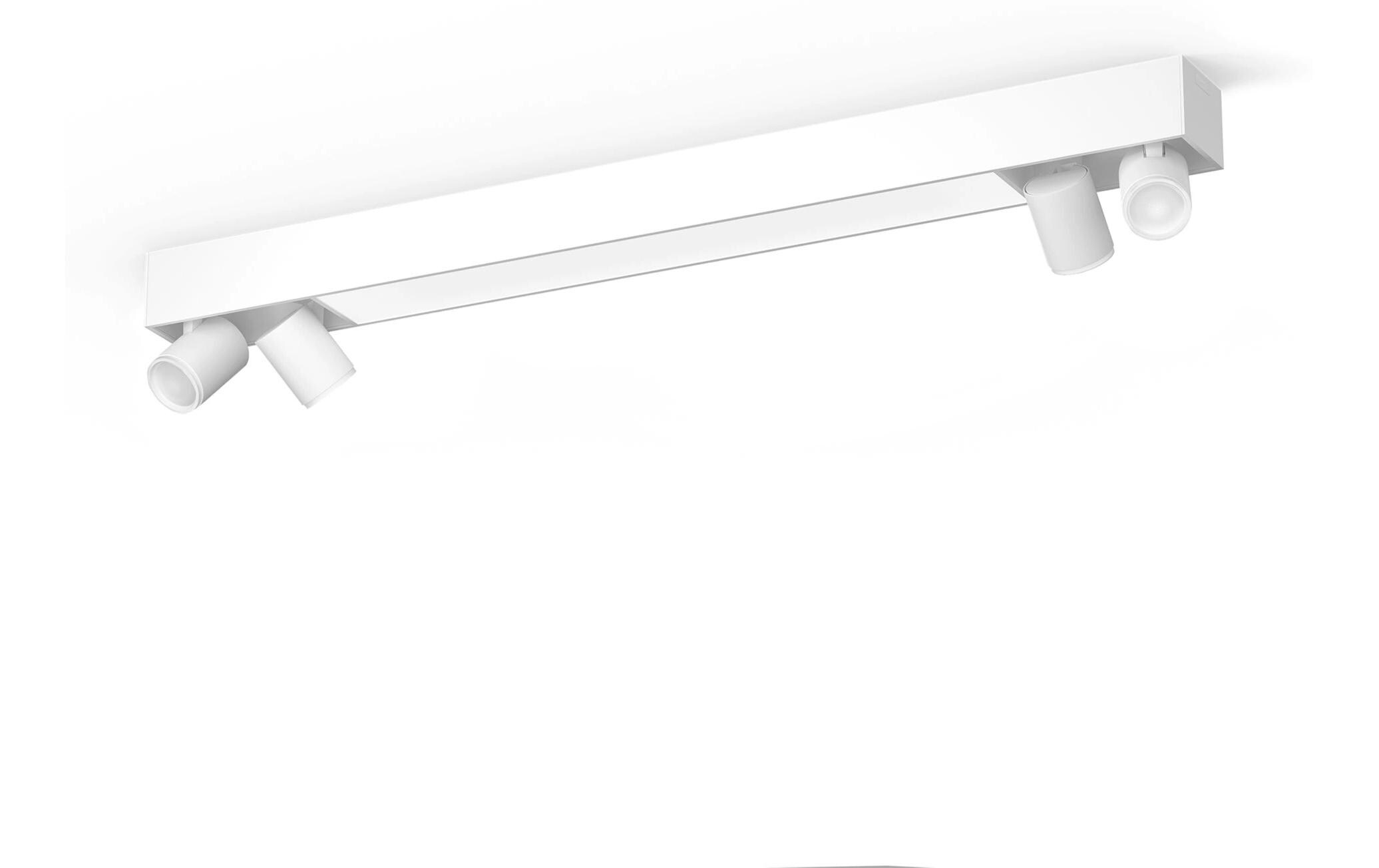 White & Color Ambiance Centris 4-Deckenspot Weiss<br>Smarte Beleuchtung für jeden Raum
