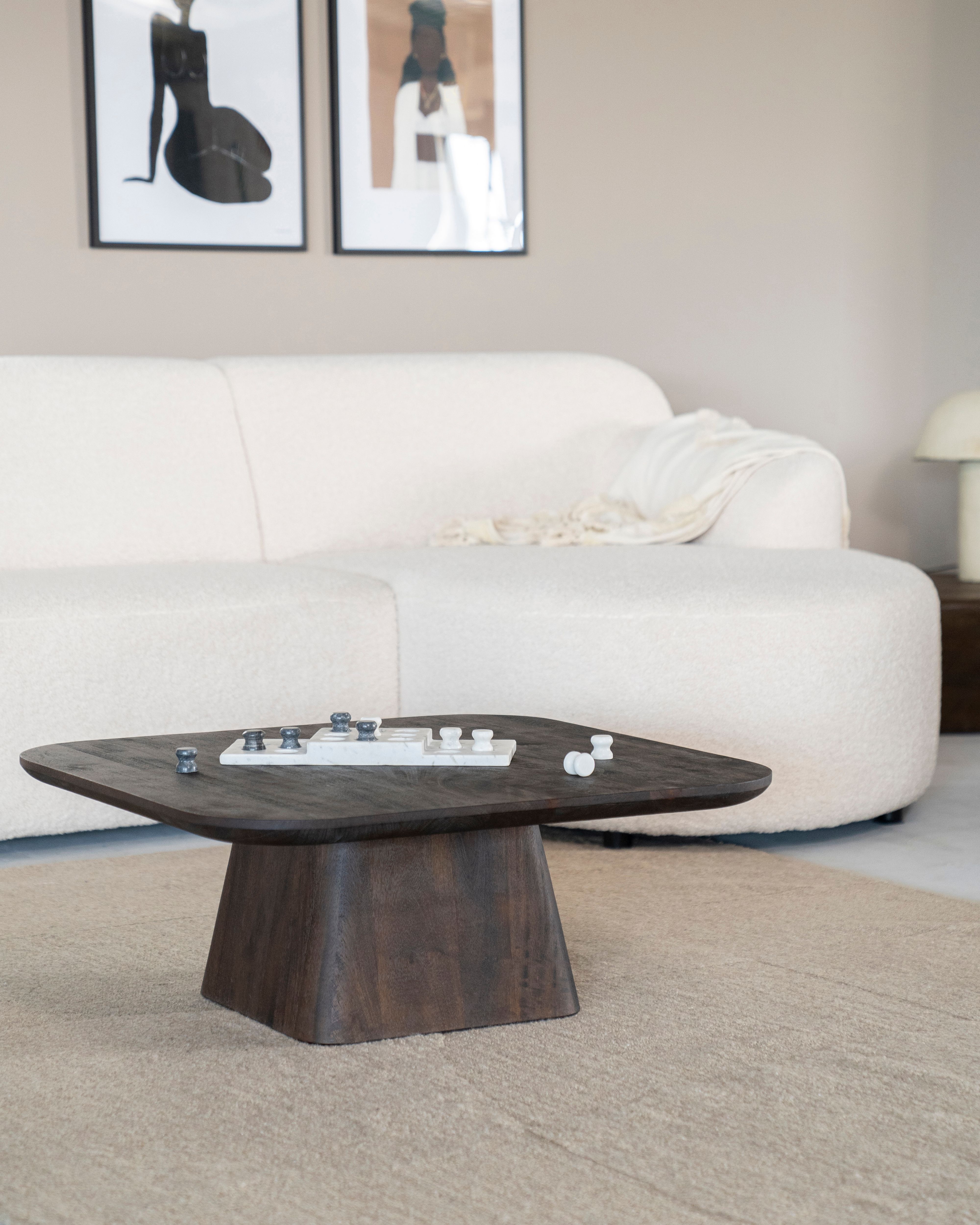 Salontafel 95769 - brown Aron B80 x D80 x H32 cm