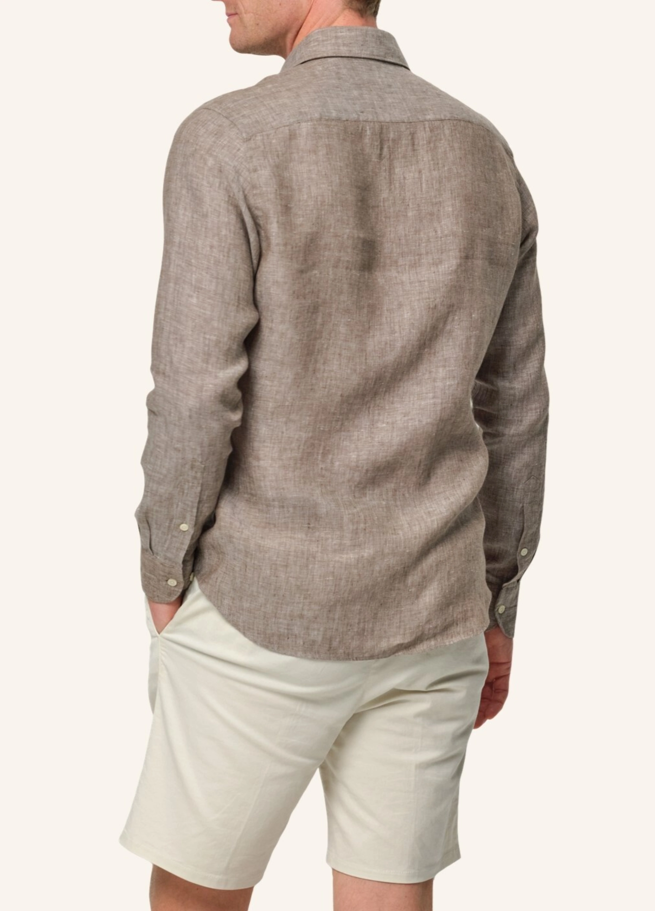 PROFUOMO Leinenhemd Slim Fit