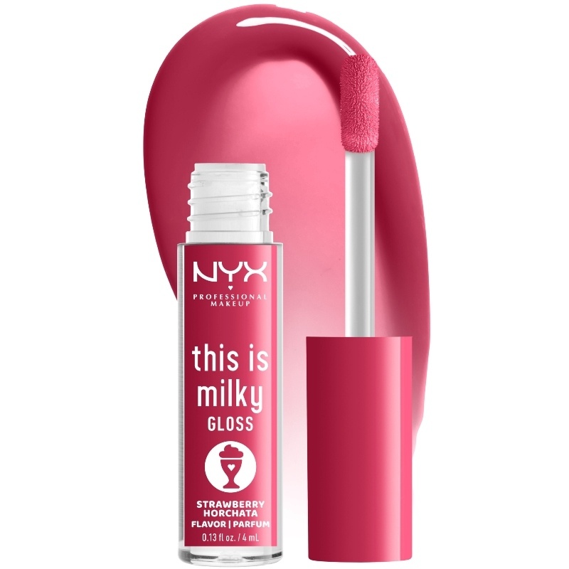NYX Prof. Makeup This Is Milky Gloss 4 ml - 10 Strawberry Horchata