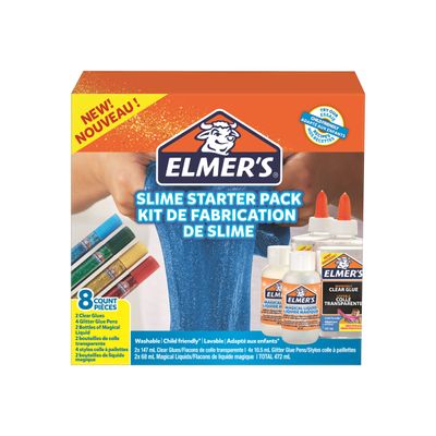 Elmers - Kit de préparation pour slime avec colle blanche et paillettes