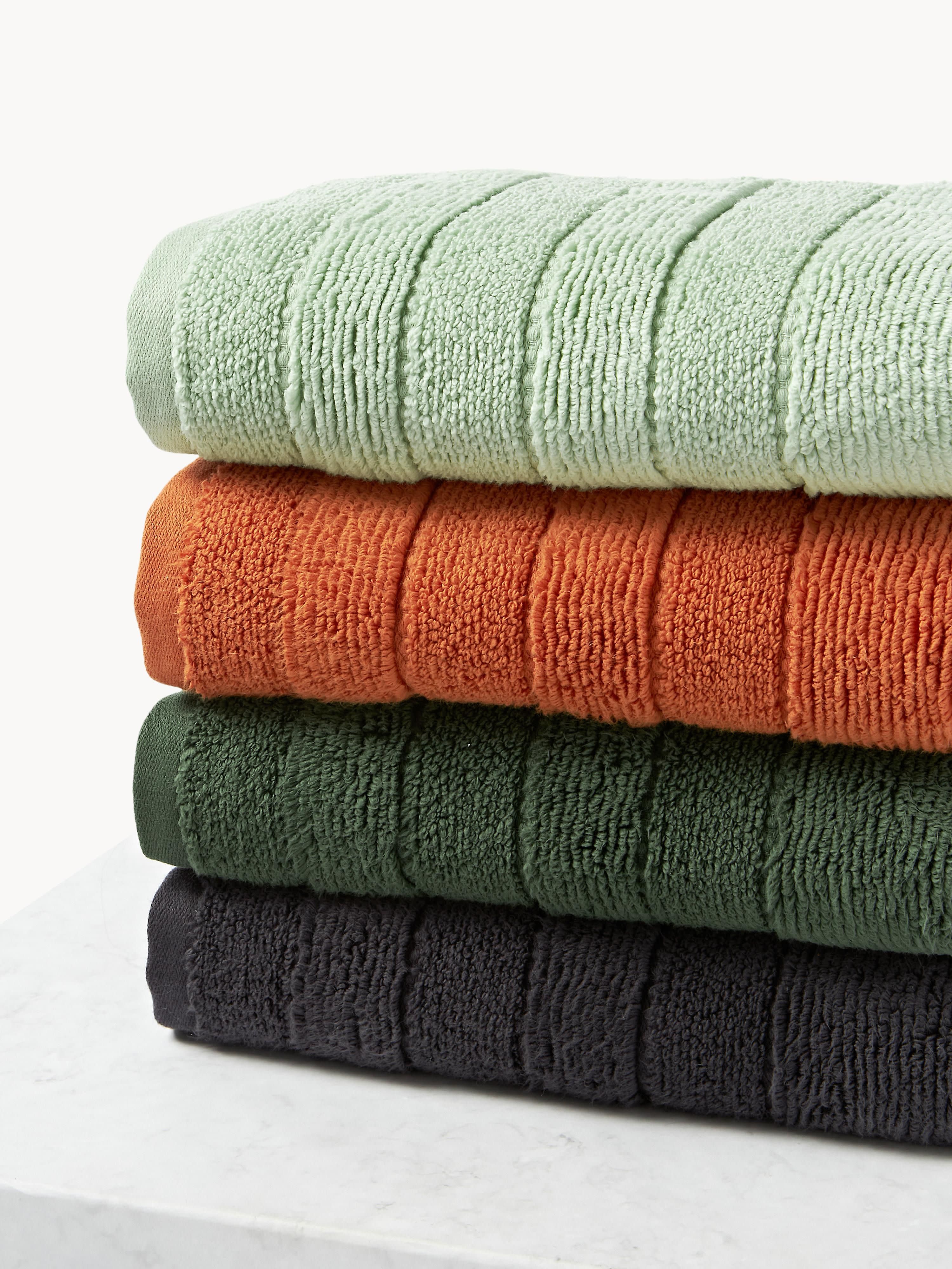 Handdoekenset Luxe met gestreepte rand, in verschillende setgroottes
