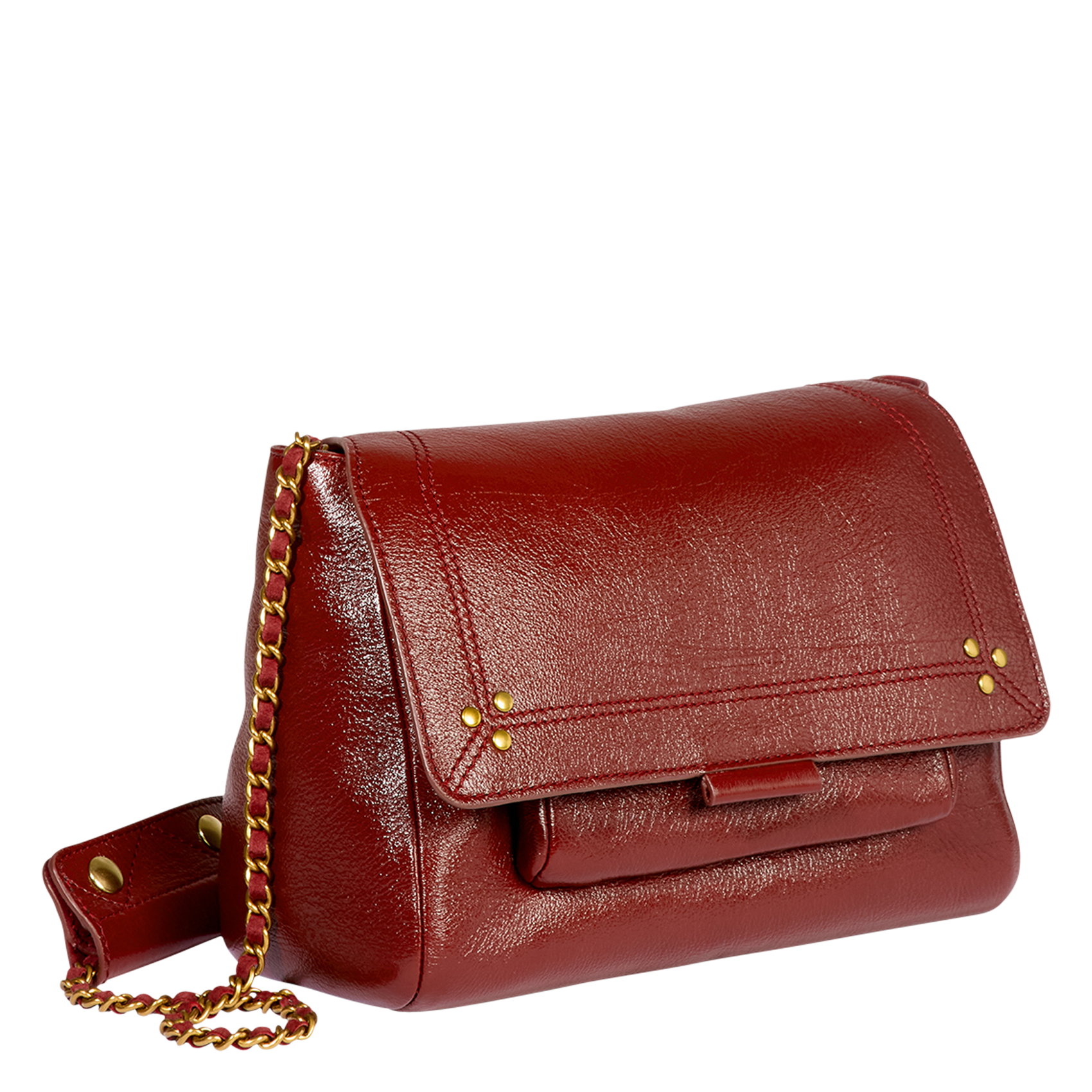 LULU M - Sac bandoulière en cuir | Marron
