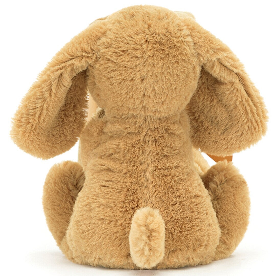 Jellycat knuffeldoek hond toffee - 34 cm