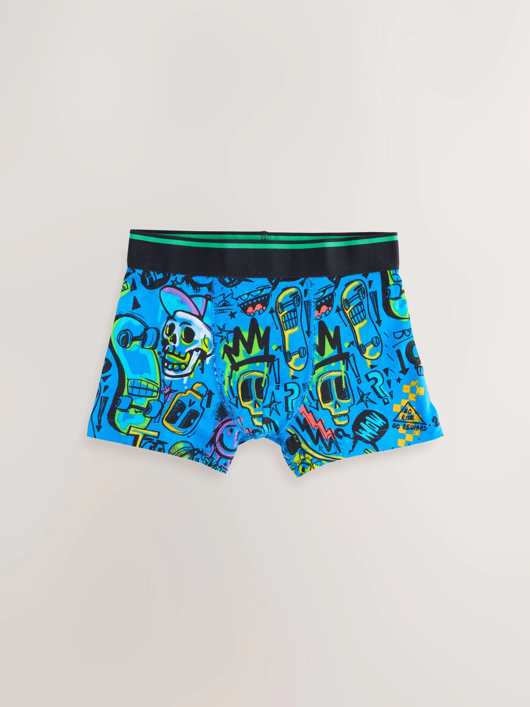 Doodle-graffitiprint - Verpakking van 5 boxershorts (1,5 - 16 jr)
