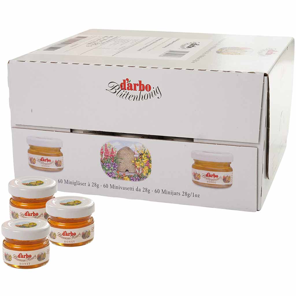 Darbo Blütenhonig Minigläser 60x28g=1680g MHD:22.10.26