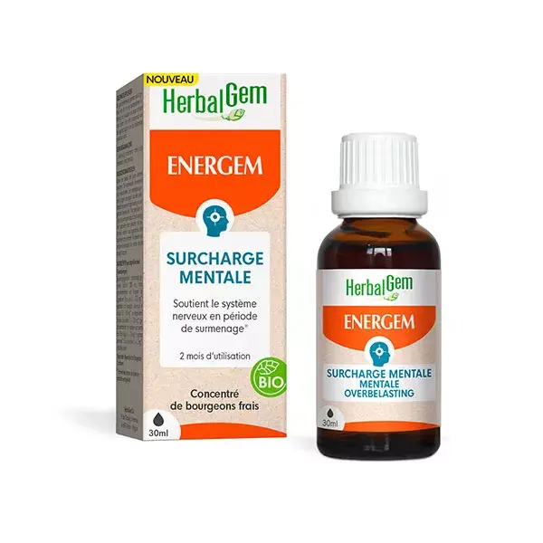 Herbalgem Energem Surcharge Mentale Bio 30 ml
