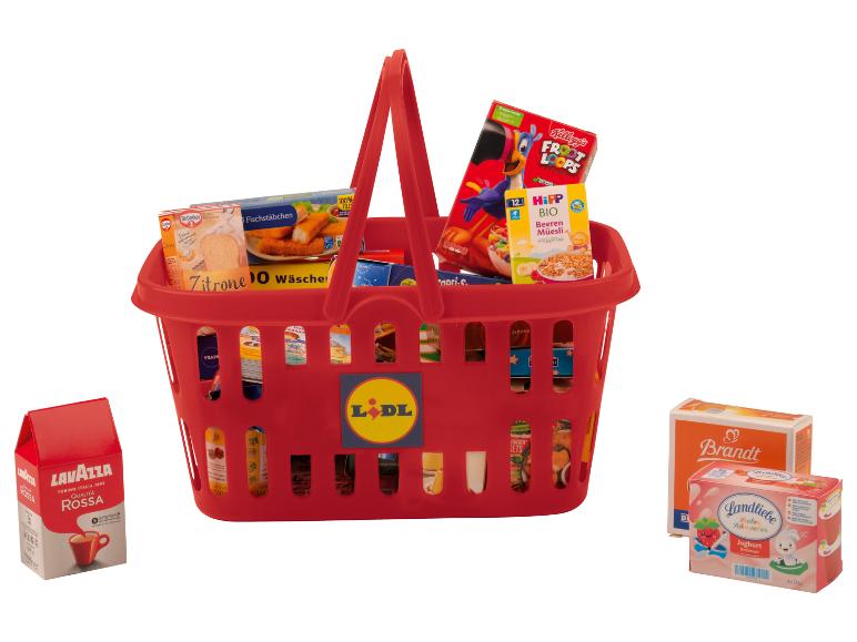 Gevulde Lidl boodschappenmand