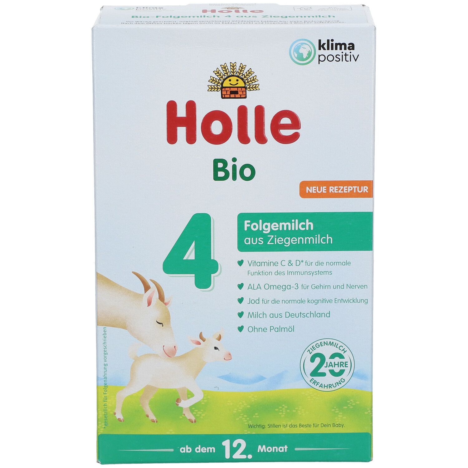 Holle Bio-Folgemilch 4 auf Ziegenmilchbasis ab dem 12. Monat