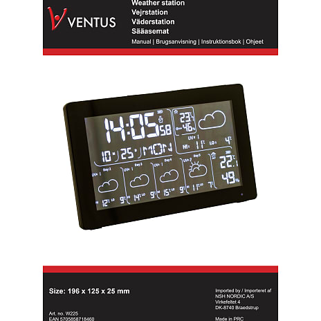 Ventus Wi-Fi vejrstation W225