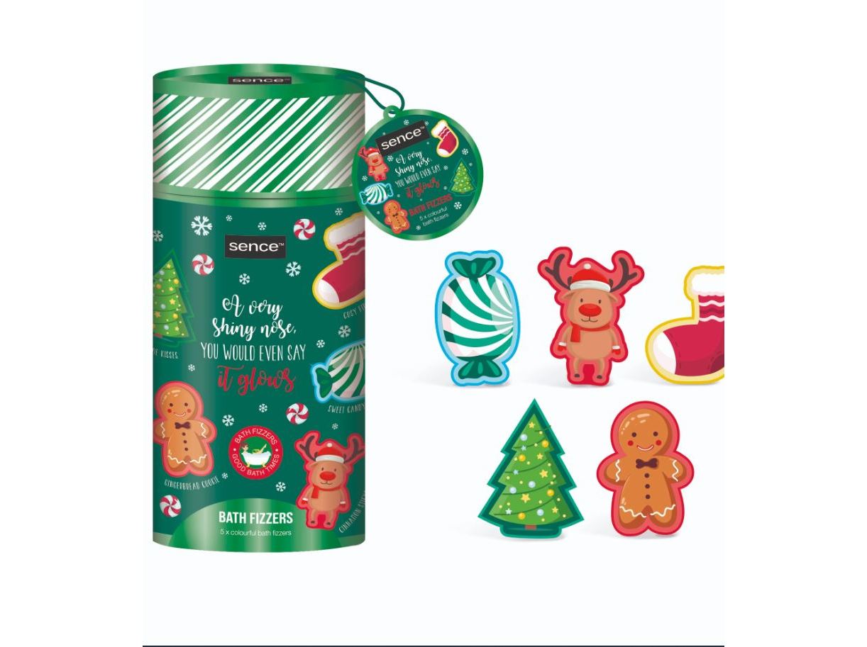 CONJUNTO SENCE EFEVER. BANHO HOLIDAY SPIRIT