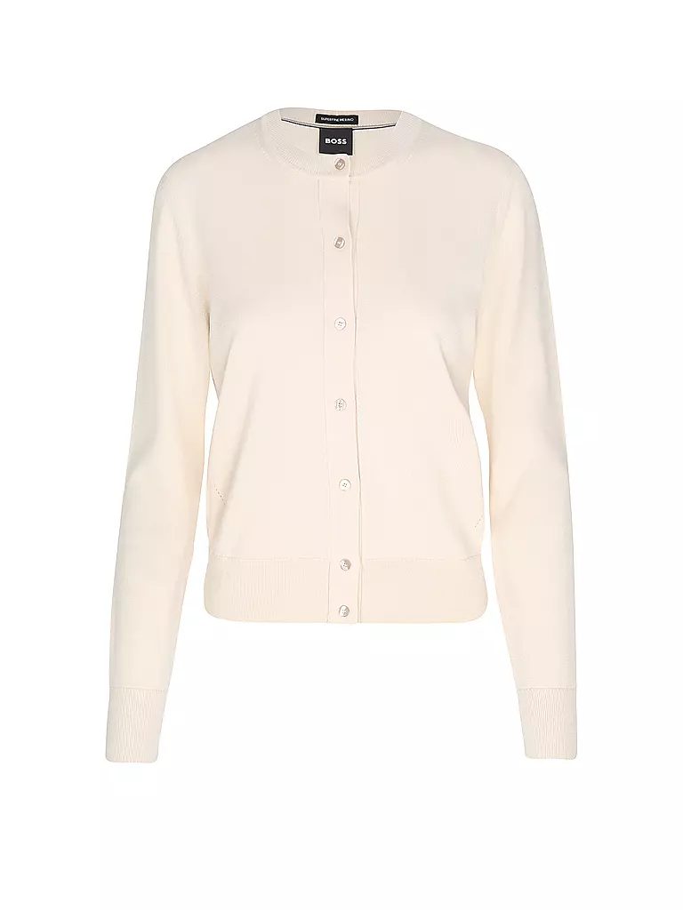 BOSS Cardigan FADENASI beige