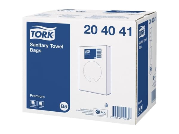 Hygiejnepose Tork B5 Plast til Dispenser 11976,48 pk x 25 stk/krt