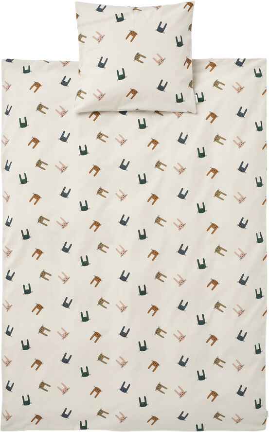 Liewood Ingeborg Junior Printed Bedding Bunny / sandy