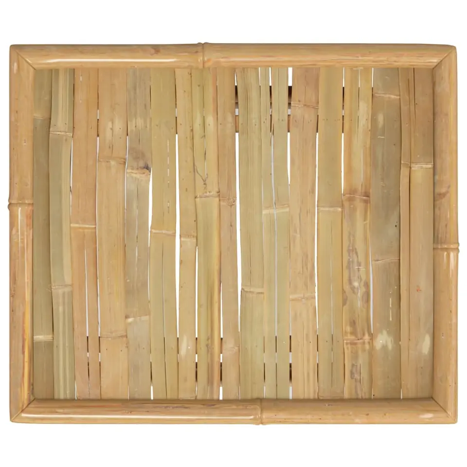 vidaXL - Tuintafel - Bruin - Bamboe - 65x55x30 cm