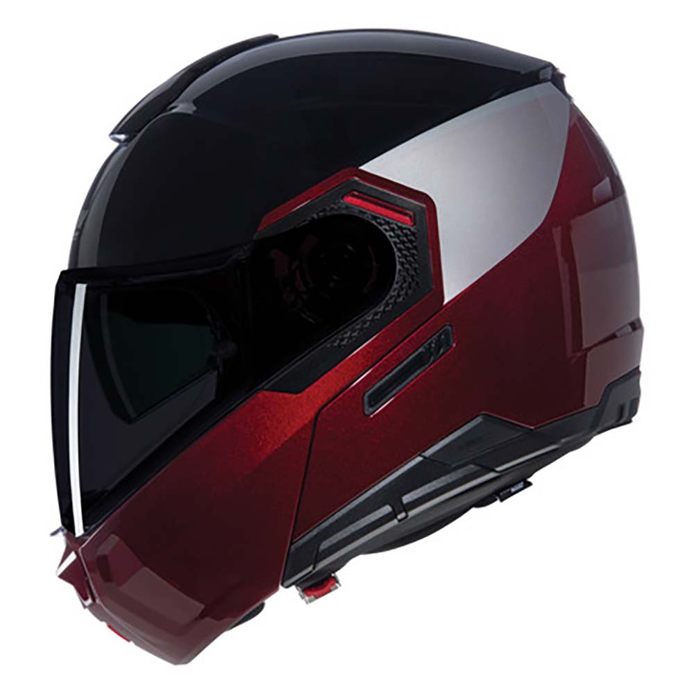 Nolan - Casque N90-3 Verniciatura Speciale N-Com Noir / Rouge / Brillant