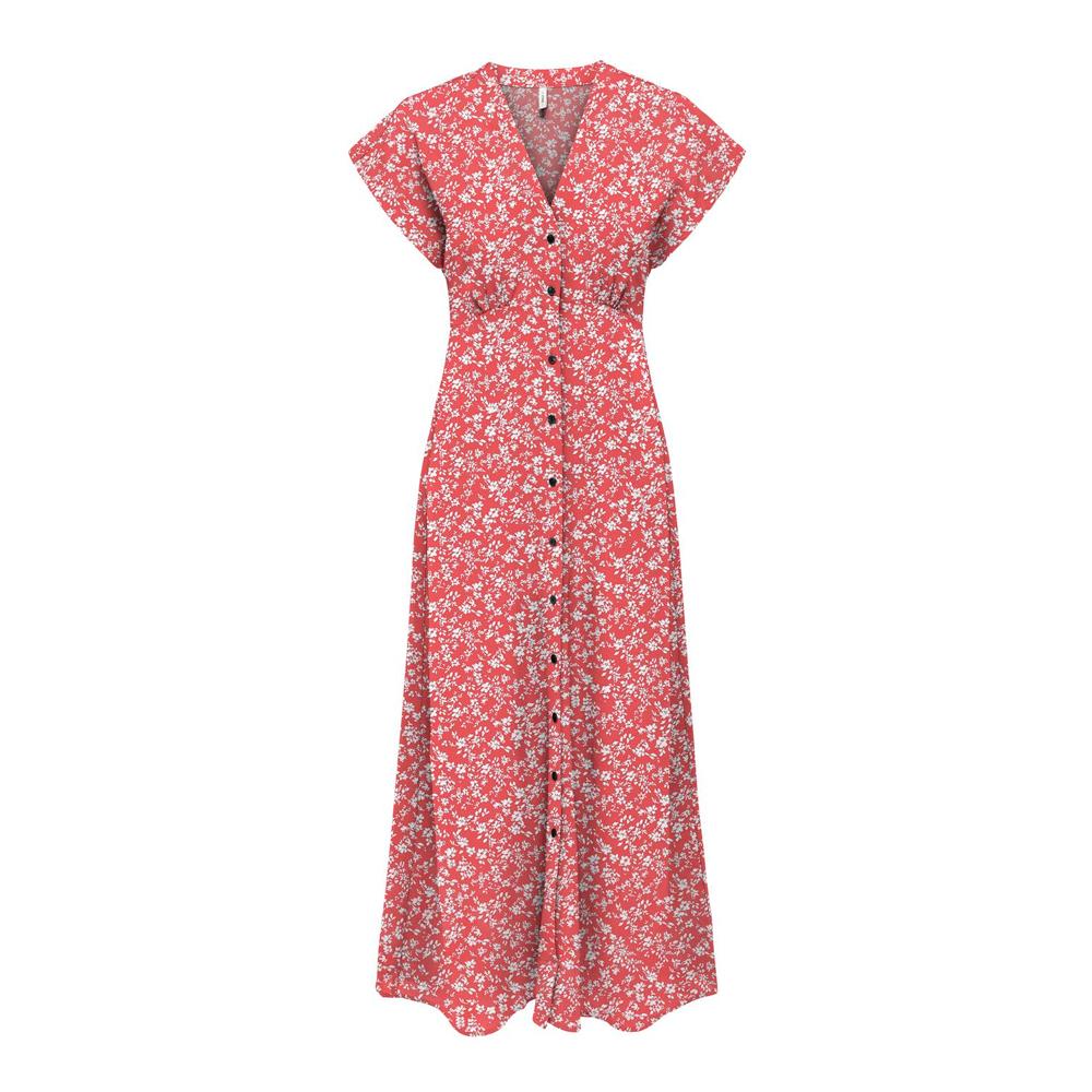 Only Robe Longue Rose Femme ONLY Life Vis Mollie