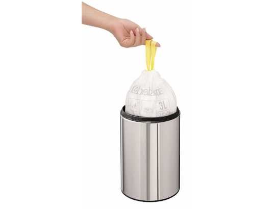 BRABANTIA - Poubelle Touch Touch Bin 3L Matt Steel 363986