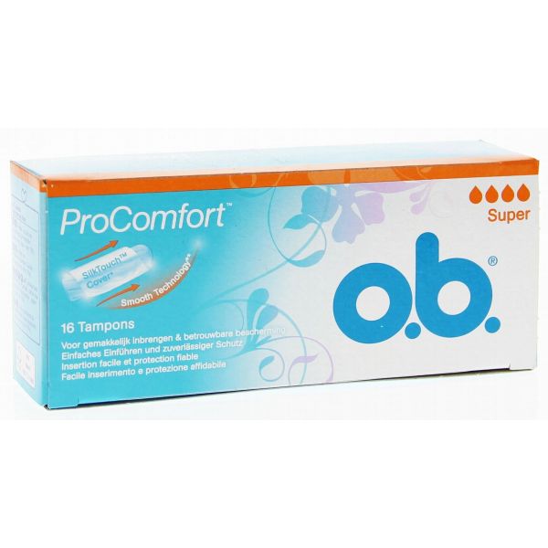 o.b. Pro Super Plus Pro Confort 16 Unidades