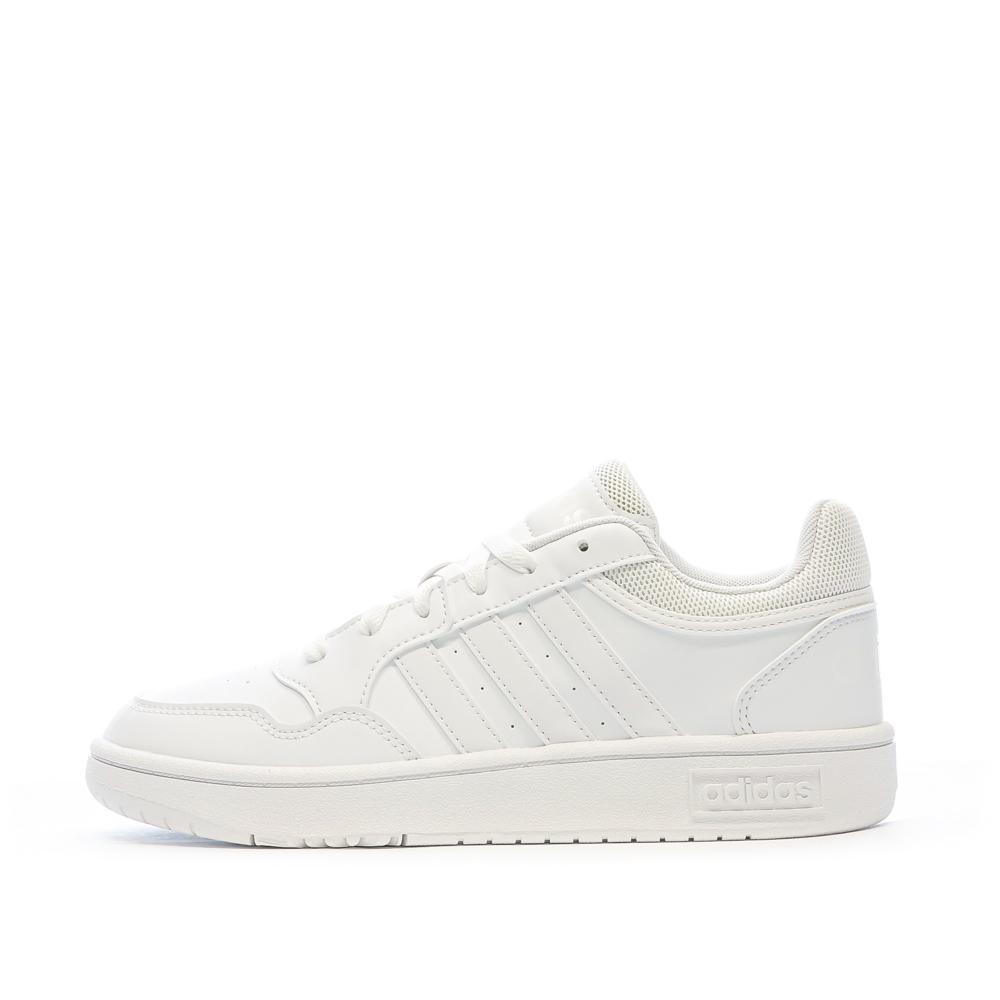 Baskets Blanche Garçon Adidas Hoops 3.0