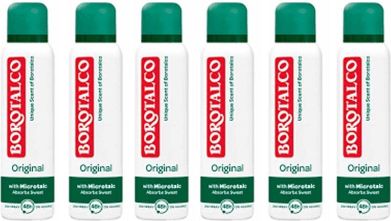 Borotalco - Deodorant - Original - 150ml x 6