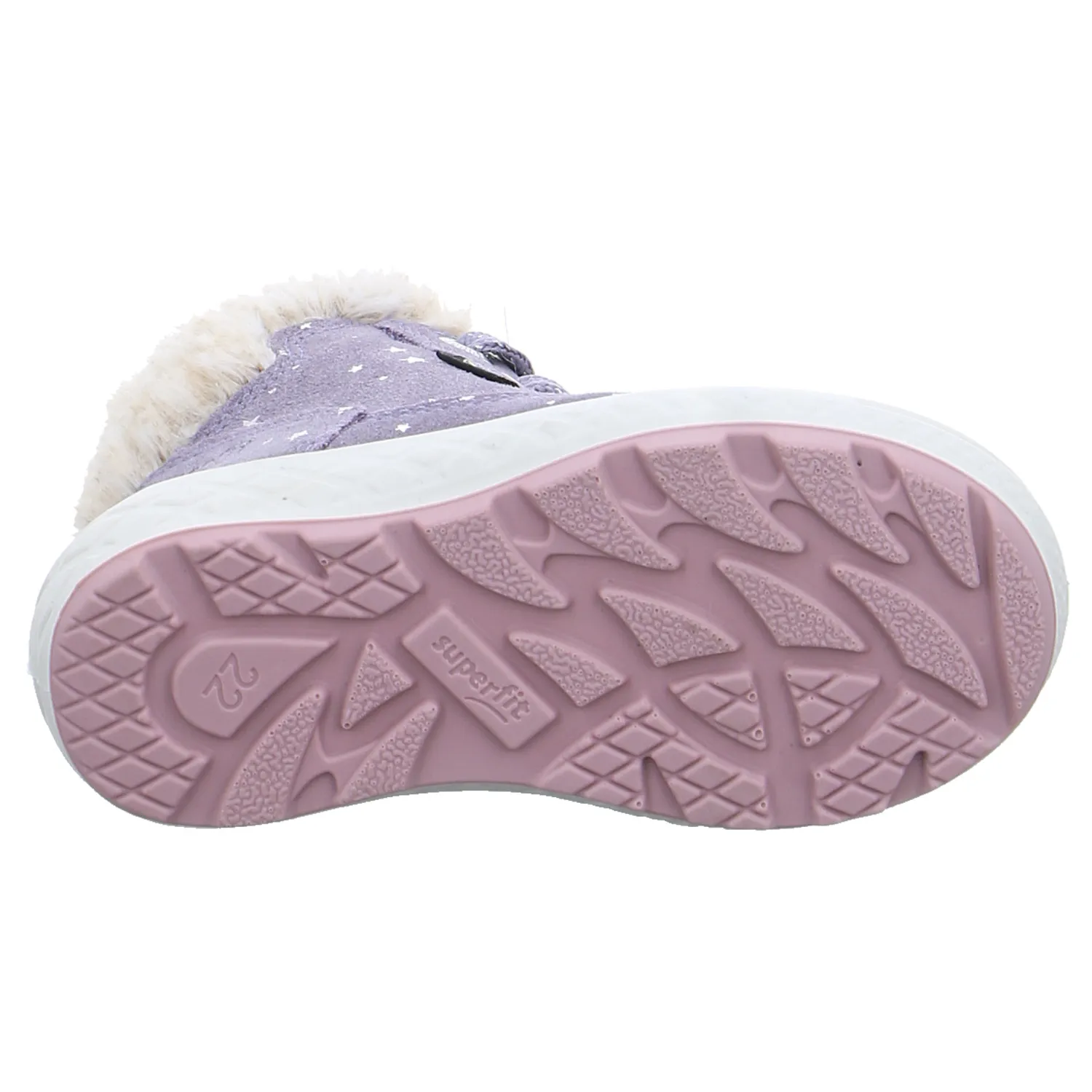 SUPERFIT Kleinkinder-Winter-Bottine Flieder Textil  Baby-Boot