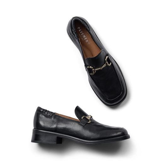Pavement Maui Buckle Loafers, Black, 38