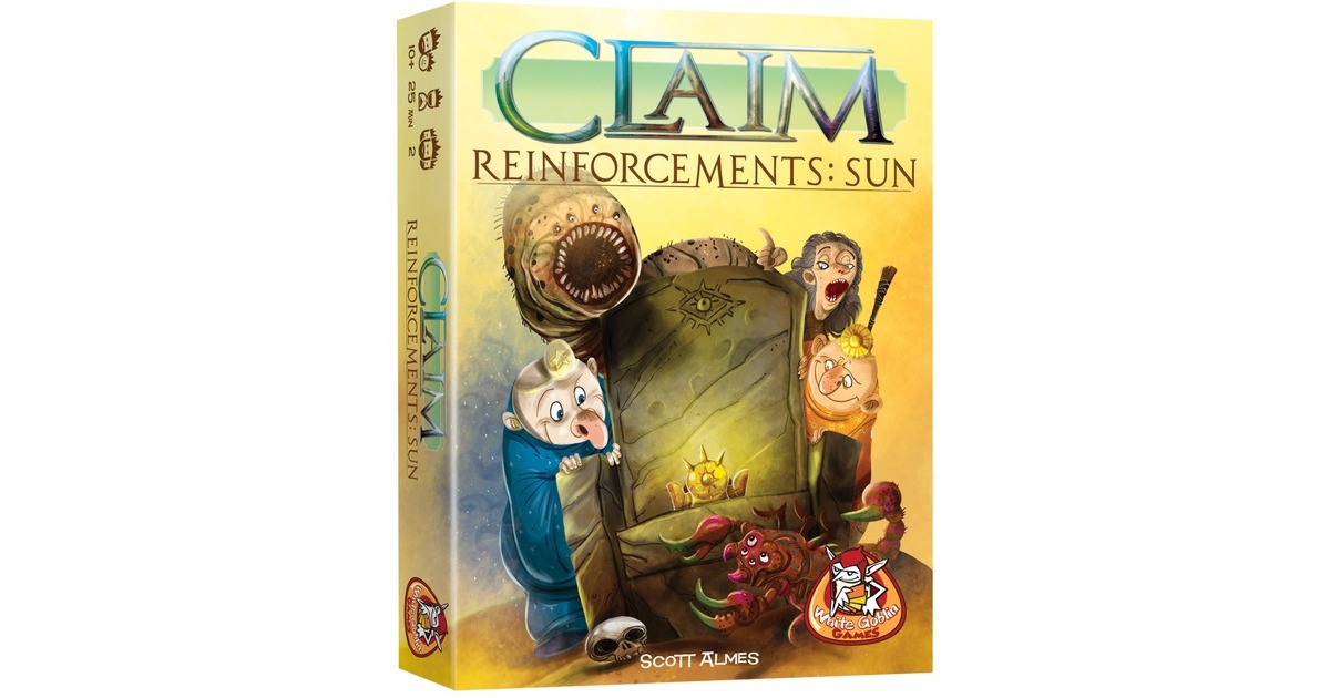 White Goblin GamesClaim Reinforcements: Sun Kaartspel  (Nederlands, Uitbreiding, 2 spelers, 25 minuten, Vanaf 10 jaar)