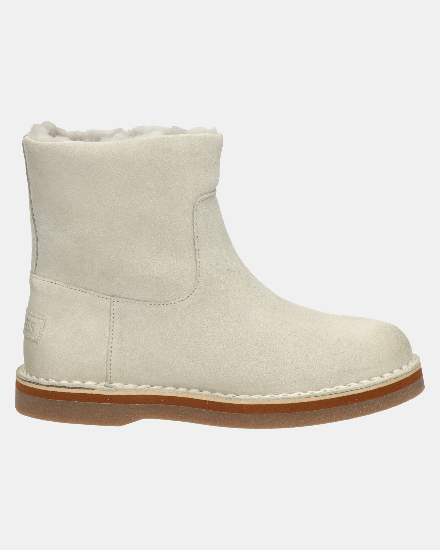Shabbies Amsterdam Gevoerde boots  - ecru