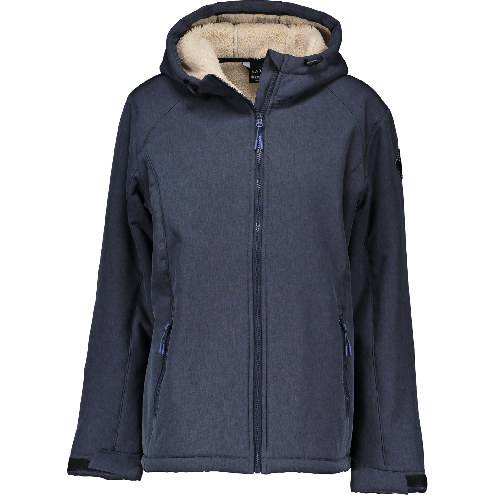 Belowzero Damen-Softshelljacke Isabell L, dunkelblau