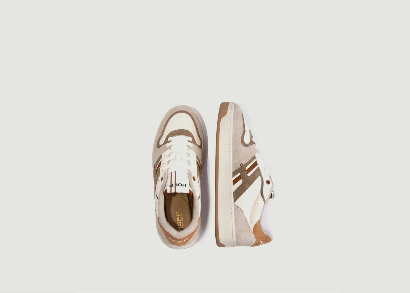 Sneakers Trocadero en cuir et tissu Hoff