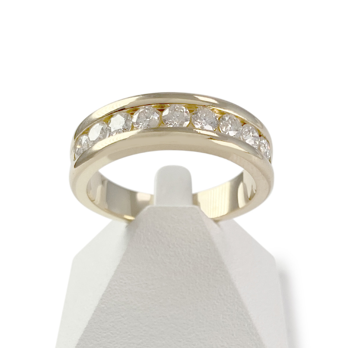 Bague d'occasion or 750 jaune diamants
