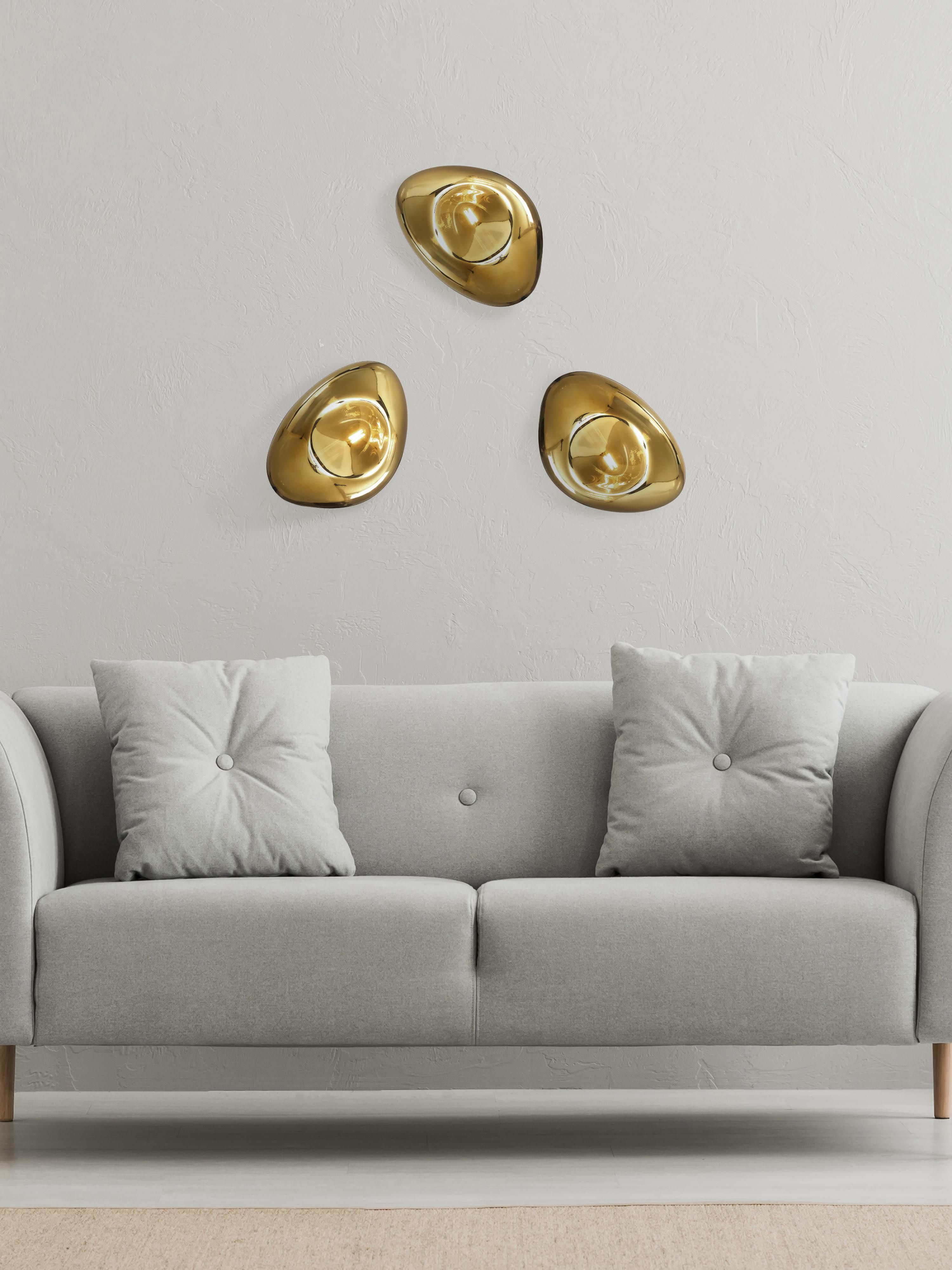 Mondgeblazen wandlamp Mabell
