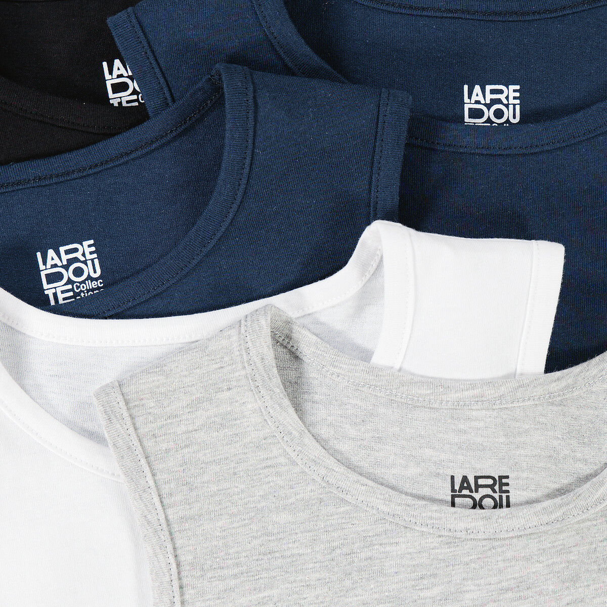 COLEÇÃO LA REDOUTE<br>Conjunto de 5 camisetas regatas