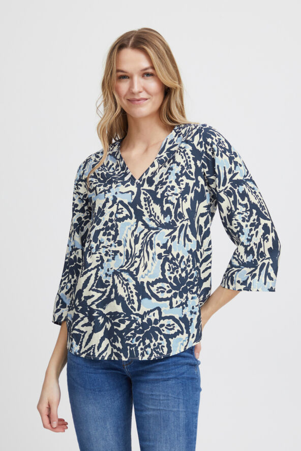 Fransa FRBITA BL 1 Navy blazer aop ms24 01a