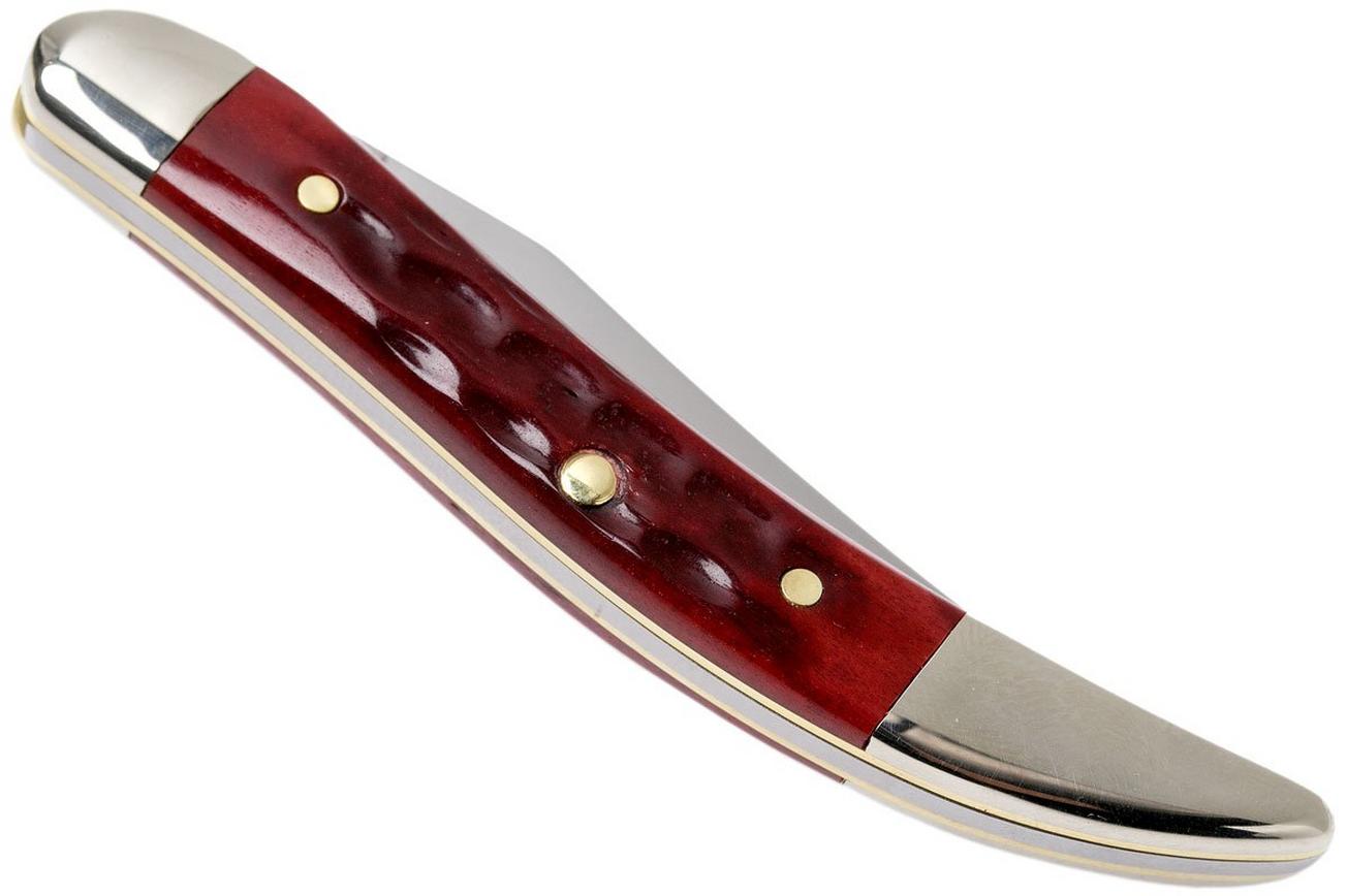 Case Small Texas Toothpick Pocket Worn Old Red Bone, 00792, 610096 SS zakmes