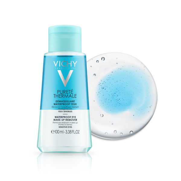 Vichy Pureté Thermale Augen Make Up Entferner<br>100 ml, Flasche, waterproof