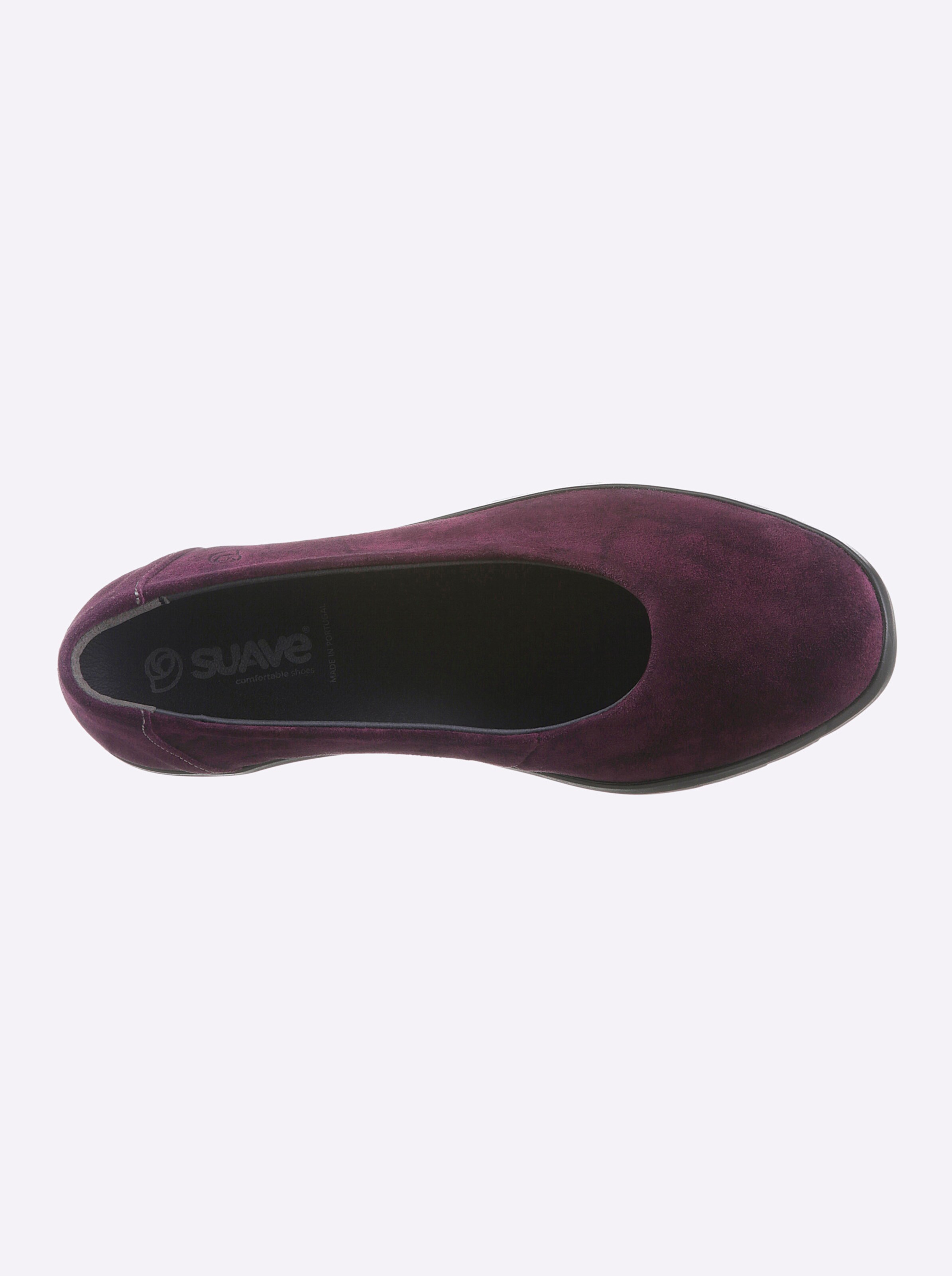 Suave Slipper in burgund