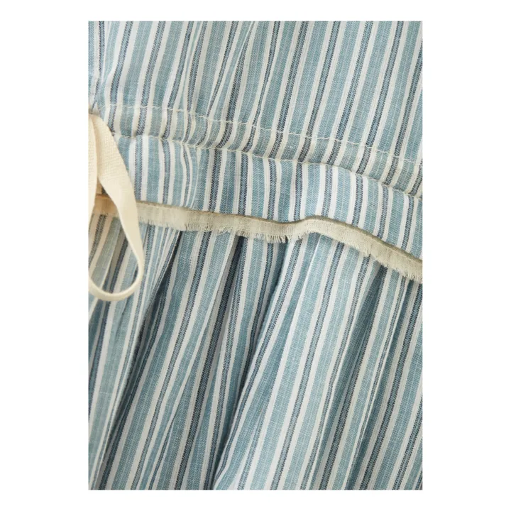 Caramel Robe Rayée Colima | Bleu