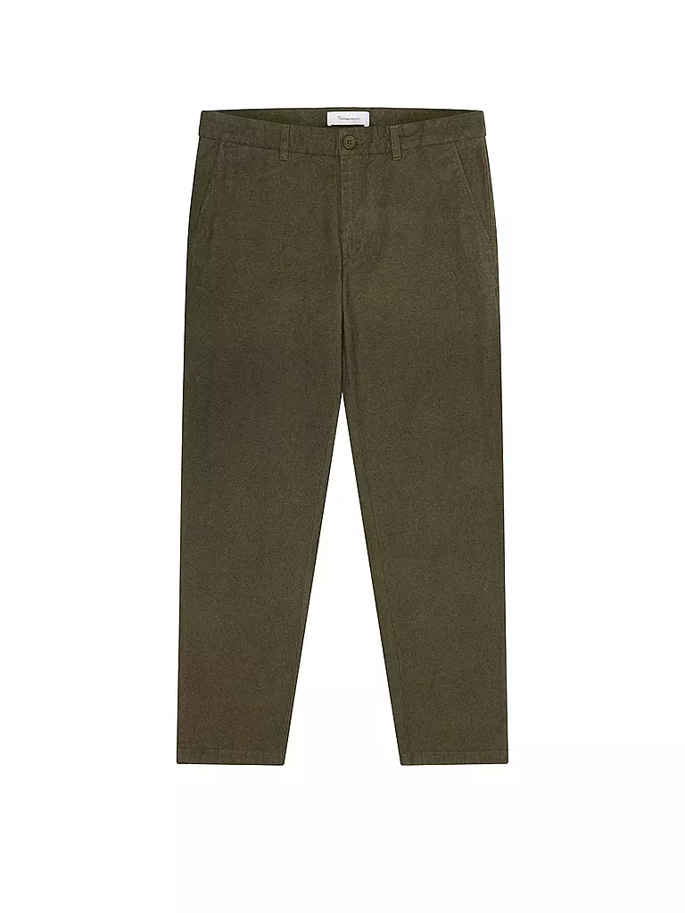 KNOWLEDGE COTTON APPAREL Chino CHUCK  olive